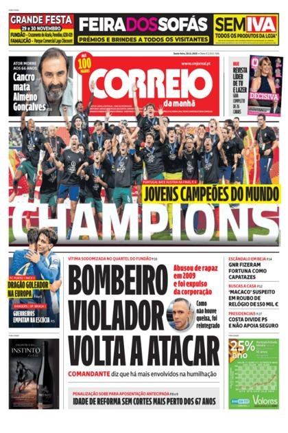 Correio da Manhã + Boa Onda – 28/11/2025