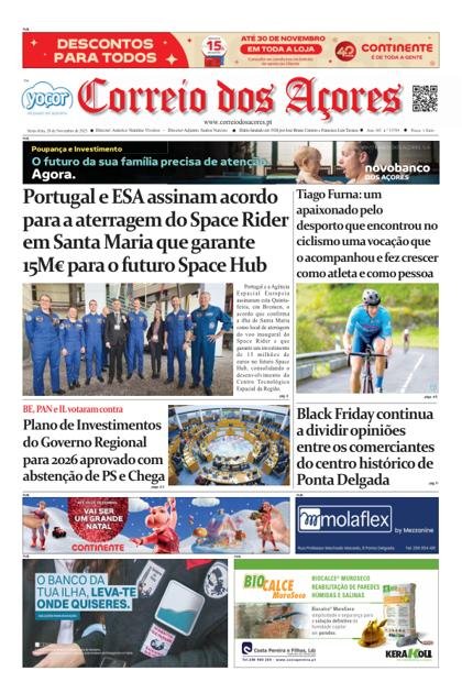 Correio dos Açores – 28/11/2025