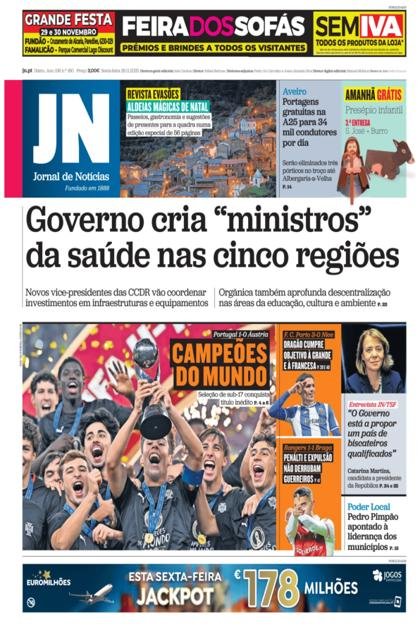 Jornal de Notícias – 28/11/2025