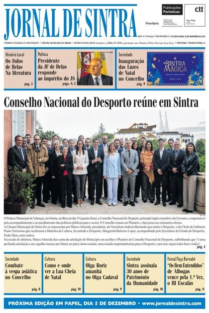Jornal de Sintra – 28/11/2025