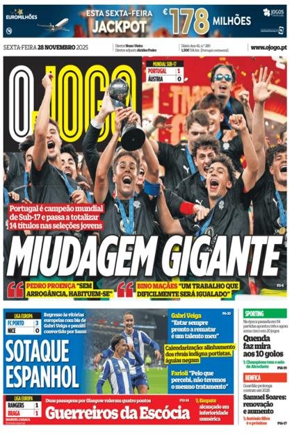 O Jogo – 28/11/2025