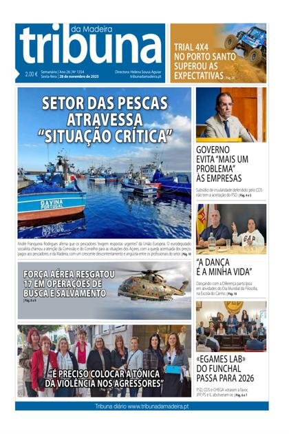 Tribuna da Madeira – 28/11/2025