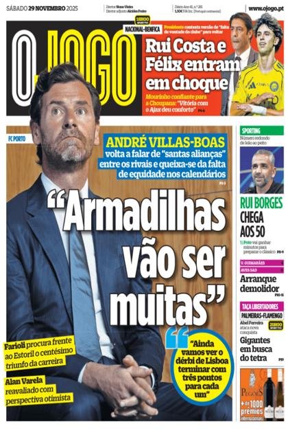 O Jogo – 29/11/2025