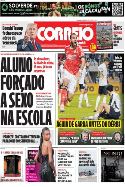 Correio da Manhã + Domingo – 30/11/2025