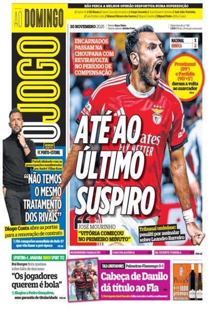 O Jogo – 30/11/2025