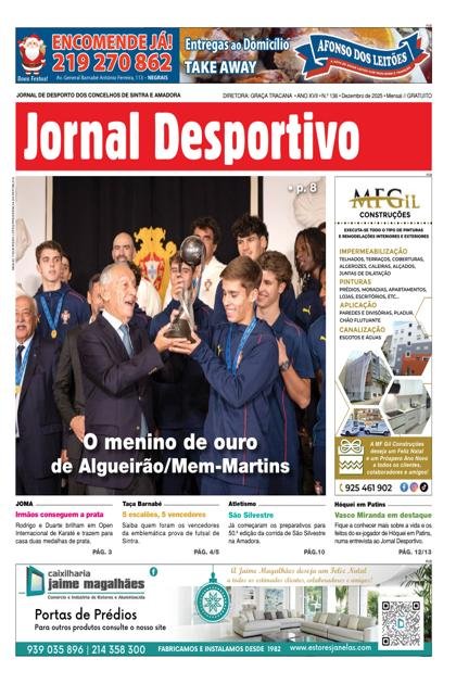Jornal Desportivo – Dezembro 2025