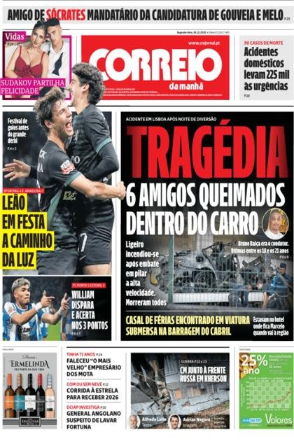Correio da Manhã – 1/12/2025