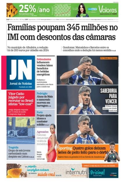 Jornal de Notícias – 1/12/2025