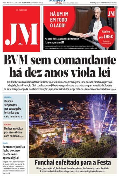 Jornal da Madeira – 2/12/2025