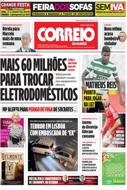 Correio da Manhã – 3/12/2025