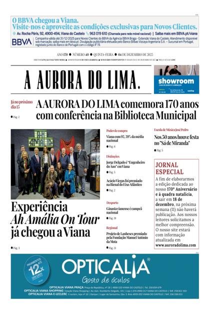 A Aurora do Lima – 4/12/2025