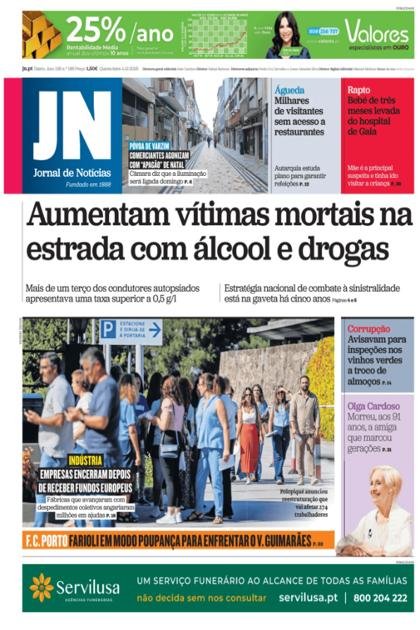 Jornal de Notícias – 4/12/2025