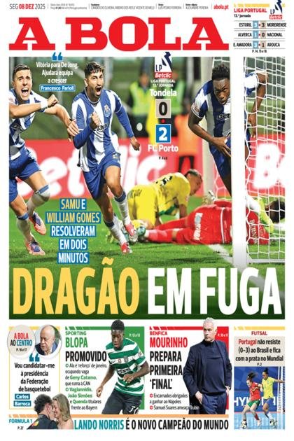 A Bola – 8/12/2025