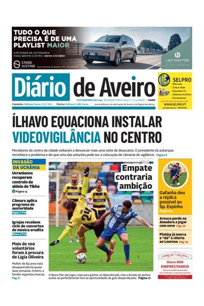 Diário de Aveiro – 8/12/2025