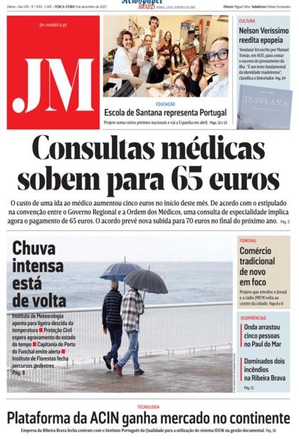 Jornal da Madeira – 9/12/2025