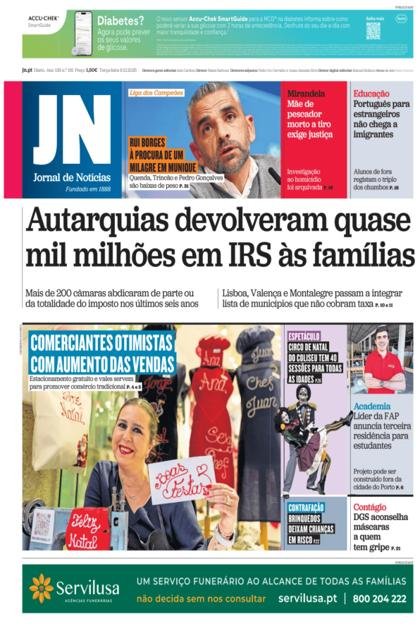 Jornal de Notícias – 9/12/2025