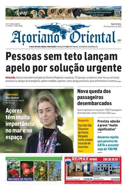 Açoriano Oriental – 10/12/2025