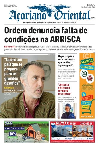 Açoriano Oriental – 11/12/2025
