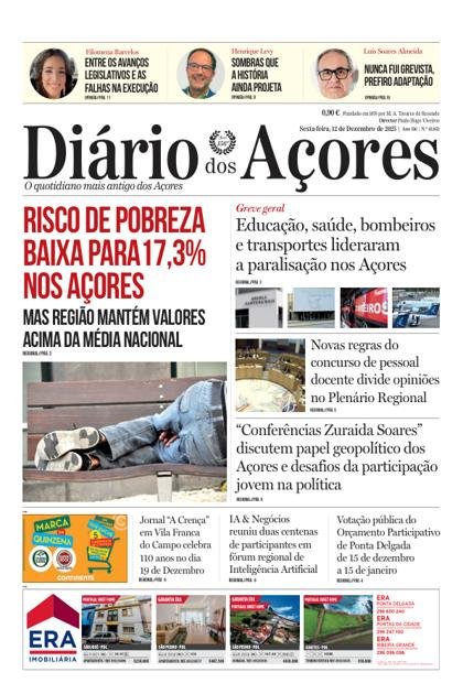 Diário dos Açores – 12/12/2025