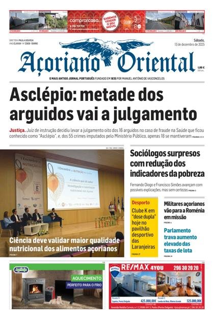 Açoriano Oriental – 13/12/2025