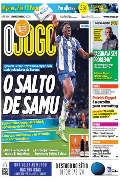 O Jogo – 13/12/2025