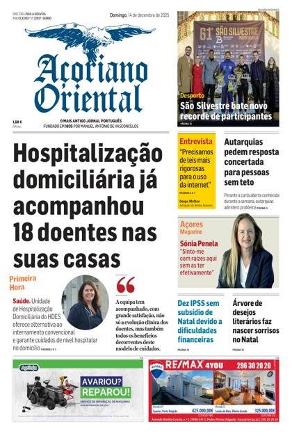 Açoriano Oriental – 14/12/2025