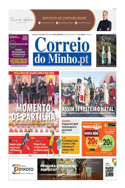 Correio do Minho – 14/12/2025