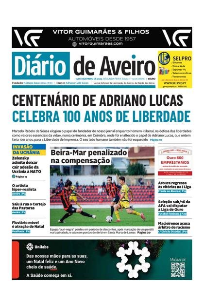 Diário de Aveiro – 15/12/2025