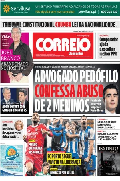 Correio da Manhã – 16/12/2025