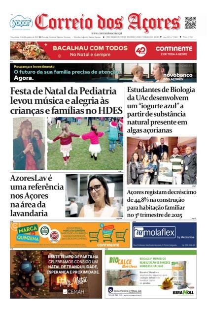 Correio dos Açores – 16/12/2025