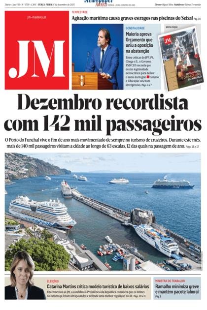 Jornal da Madeira – 16/12/2025