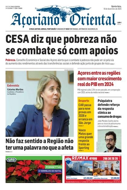 Açoriano Oriental – 18/12/2025