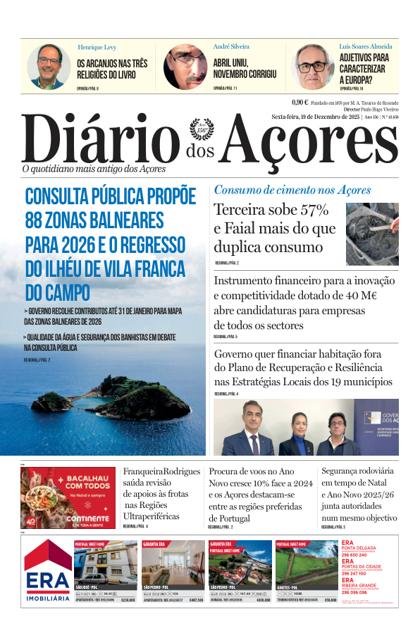 Diário dos Açores – 19/12/2025
