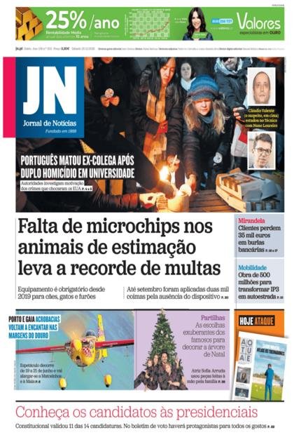 Jornal de Notícias – 20/12/2025