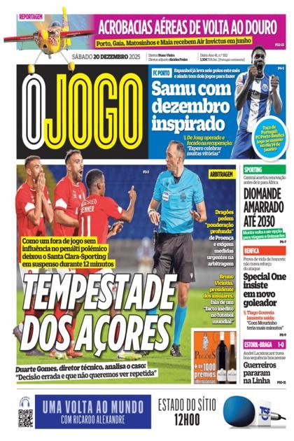 O Jogo – 20/12/2025