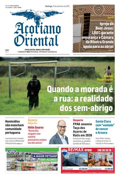Açoriano Oriental – 21/12/2025