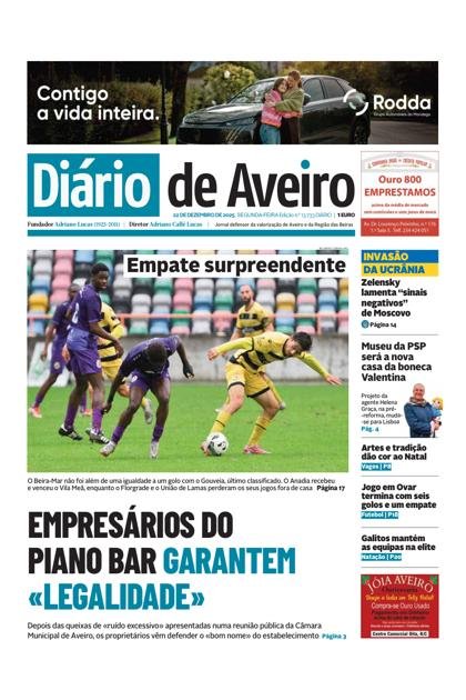 Diário de Aveiro – 22/12/2025