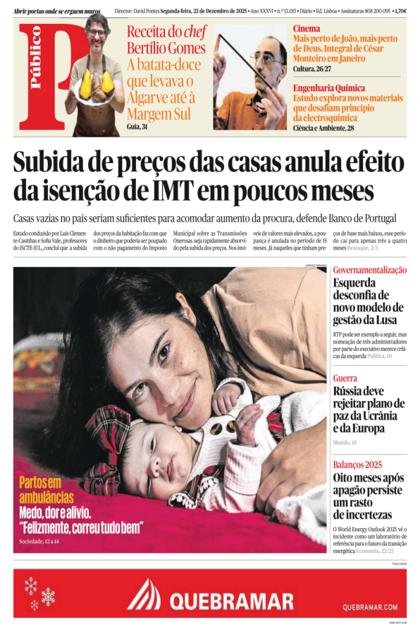 Público LX – 22/12/2025