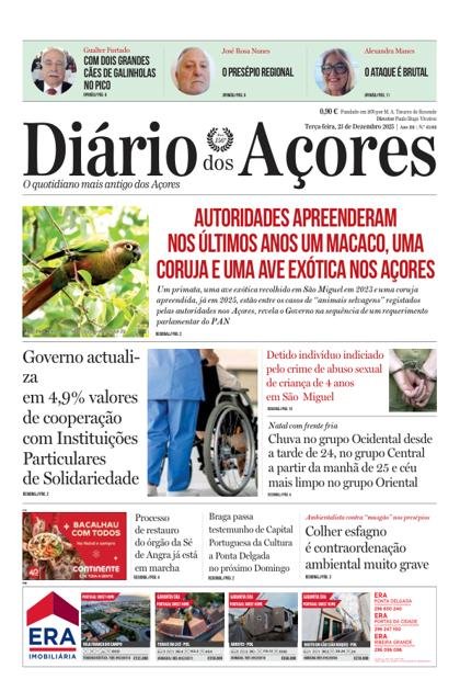 Diário dos Açores – 23/12/2025
