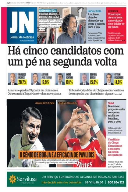 Jornal de Notícias – 23/12/2025