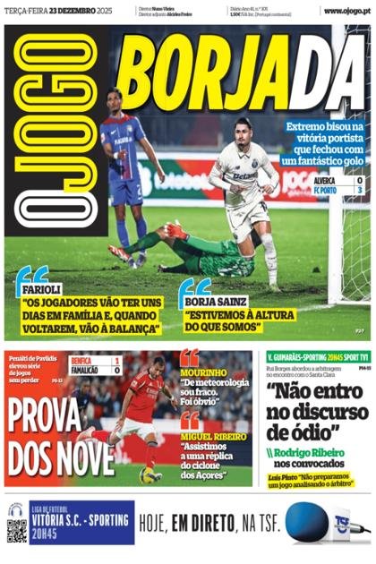 O Jogo – 23/12/2025
