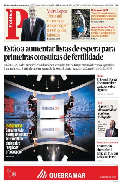 Público LX – 23/12/2025