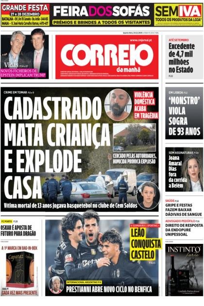 Correio da Manhã – 24/12/2025