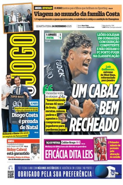 O Jogo – 24/12/2025