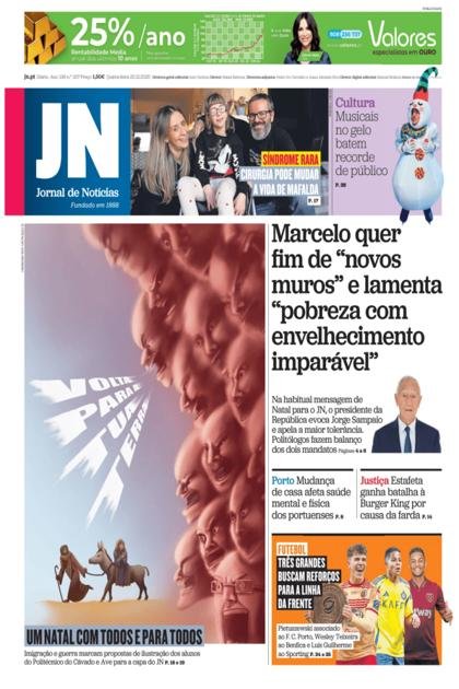 Jornal de Notícias – 25/12/2025