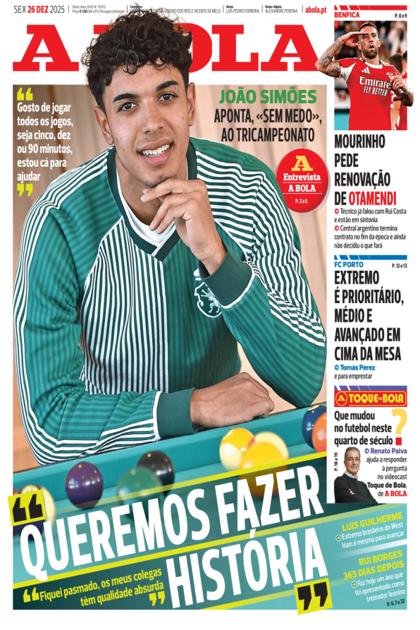 A Bola – 26/12/2025