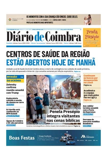 Diário de Coimbra – 27/12/2025