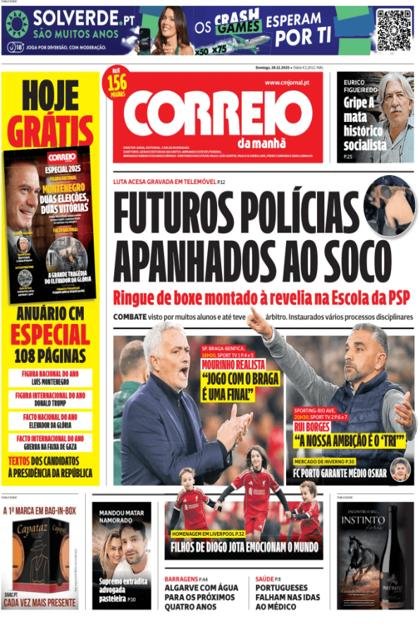 Correio da Manhã + Especial 2025 – 28/12/2025