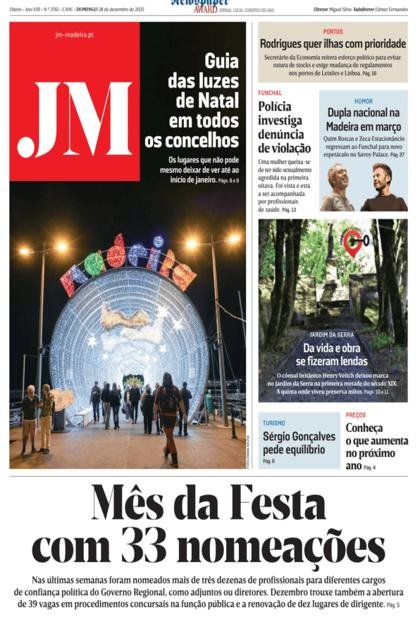 Jornal da Madeira – 28/12/2025