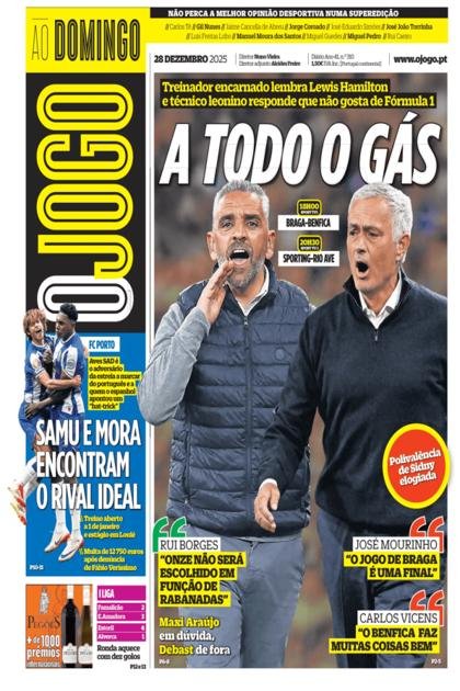O Jogo – 28/12/2025